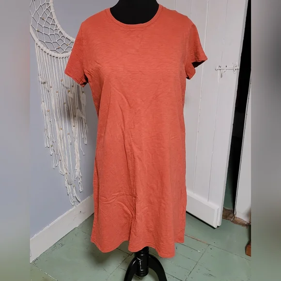 Universal Thread | Dresses | Universal Threads Orange Cotton Dress |  Poshmark